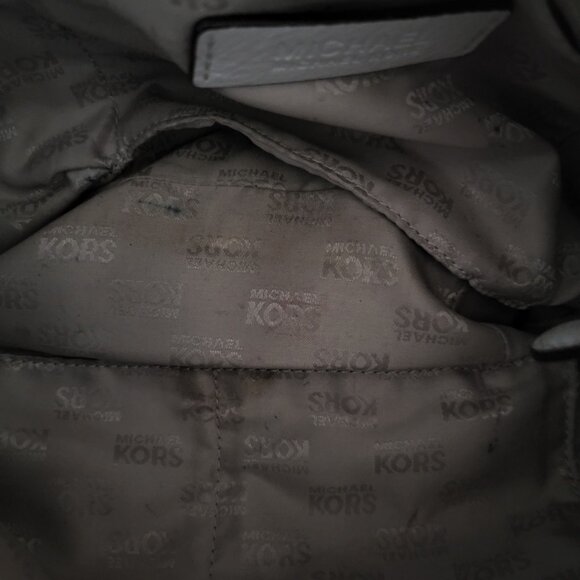 VINTAGE MICHAEL KORS PEBBLED CREAM LEATHER SHOULDER BAG - Picture 15 of 15